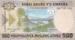 Koleksiyon ürünü  Ruanda (Rwanda), 500 Frank (2019) ÇİL