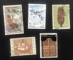 LOT.9 » YUNANİSTAN KARIŞIK DAMGALI R10