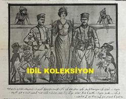 Osmanlıca Karagöz Mizah Dergisi-Gazetesi, Orijinal Dönem Basım, (Ottoman Magazine-Newspaper-Journal Illustré Cara-Gueuz) - 20 Ağustos 1924 - Sayı: 1714 - Hicri: 18 Muharrem 1342 - Rumi: 20 Ağustos 1340 - Karikatür: 