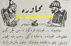 Osmanlıca Karagöz Mizah Dergisi-Gazetesi, Orijinal Dönem Basım, (Ottoman Magazine-Newspaper-Journal Illustré Cara-Gueuz) - 20 Ağustos 1924 - Sayı: 1714 - Hicri: 18 Muharrem 1342 - Rumi: 20 Ağustos 1340 - Karikatür: 