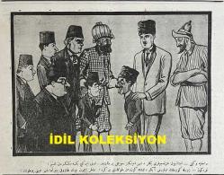 Osmanlıca Karagöz Mizah Dergisi-Gazetesi, Orijinal Dönem Basım, (Ottoman Magazine-Newspaper-Journal Illustré Cara-Gueuz) - 20 Ağustos 1924 - Sayı: 1714 - Hicri: 18 Muharrem 1342 - Rumi: 20 Ağustos 1340 - Karikatür: 