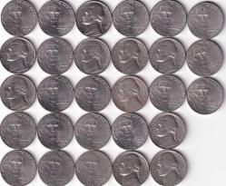 Koleksiyon ürünü Amerika Birleşik Devletleri 10 Cent Lotu 28 adet