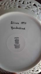 muhteşem El boyama tabak seti