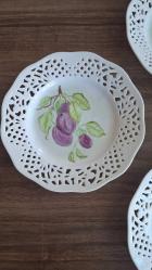 muhteşem El boyama tabak seti