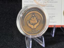 Darphane 2025 Aile Yılı  Bronz Okside Hatıra Sikke | Çil – Kapsül İçinde – Sertifikalı
