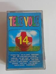Televole 14 karışık   albümü acılmamış ambalajında sıfır koleksiyon klasik kaset YILMAZ VİDEO