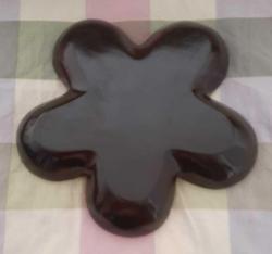 Ahşap Papatya Formunda Sunumluk