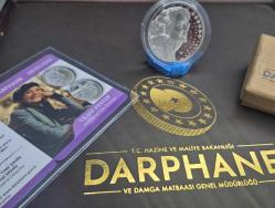 Yıldız KENTER Geleneksel Türk Tiyatrosu (Gümüş) Hatıra Parası SERTİFİKALI 1 ONS GÜMÜŞ