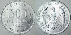 ALMANYA 500 MARK 1923 F ÇİL(-)