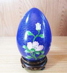 AnTiKa CLOİSONNE MiNeLi BRONZ YUMURTA....18cm