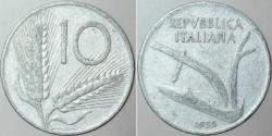 İTALYA 10 LİRET 1955.