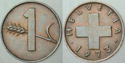 İSVİÇRE 1 RAPPEN 1973.