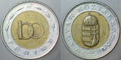 MACARİSTAN 100 FORİNT 1997 BİMETAL PARA.