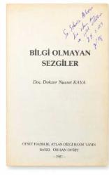Bilgi Olmayan Sezgiler ( İmzalı )