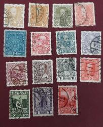 Avusturya Macaristan İmparatorluğu Damgalı pullar lotu