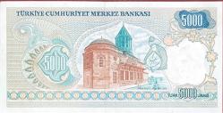 7.Emisyon 5 bin Türk Lirası( ççt ++) Küçük Mevlana
