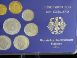 ALMAN MARKI 1989 Almanya (Bundesrepublik Deutschland) – D Darphanesi Tam Sikke Seti ÇİL