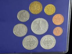 ALMAN MARKI 1989 Almanya (Bundesrepublik Deutschland) – D Darphanesi Tam Sikke Seti ÇİL