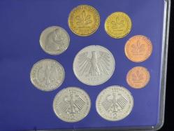 ALMAN MARKI 1989 Almanya (Bundesrepublik Deutschland) – D Darphanesi Tam Sikke Seti ÇİL