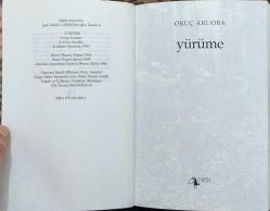 Oruç Aruoba – Yürüme (3. Baskı, Metis Yayınları)