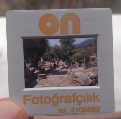 8 ADET ANTİK KENT DİA FOTOĞRAF LOTU 1990'LAR ÇEKİM KONDİSYON YÜKSEK KOLEKSİYONLUK NADİR (sa))