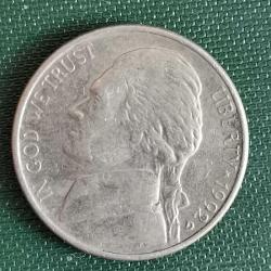 AMERİKA  1992 D    5 CENT