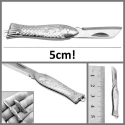 OMENİV'DEN 5CM BALIK SAPLI MİNİ ÇAKI ANAHTARLIK