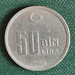 TÜRKİYE  2003  50 BİN LİRA