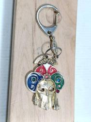 A63----İTALYA VENEDİK METAL MASK ANAHTARLIK