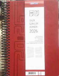 Ajanda SPİRALLİ 2026 Yılı 17X24  Cm   Gıpta PLK-409 Seri