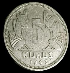 1943 5 Kuruş