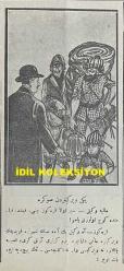 Osmanlıca Karagöz Mizah Dergisi-Gazetesi, Orijinal Dönem Basım, (Ottoman Magazine-Newspaper-Journal Illustré Cara-Gueuz) - 16 Aralık (Kanun-i Evvel) 1925 - Sayı: 1852 - Hicri: 29 Cemaziyelevvel 1344 - Musul Meselesine Dair Dışişleri Bakanı Tevfik Rüştü Aras'ı Tasvir Eden Karikatür: İngilizlerle Biz Bize mi Konuşacağız! 