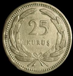 1955 25 Kuruş