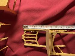 mini ahşap sandalye takımı