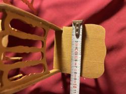 mini ahşap sandalye takımı