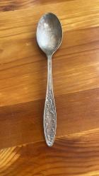 kolleksiyonluk gümüş kaplama kaşık