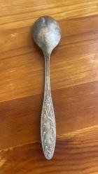 kolleksiyonluk gümüş kaplama kaşık