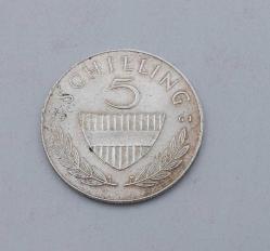 AVUSTURYA 1961 TARİHLİ 5 SCHILLING PARASI