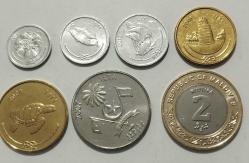 MALDİV ADALARI 2007 YILI MADENİ PARA SETİ  - 7 ADET / ÇİL KONDİSYON