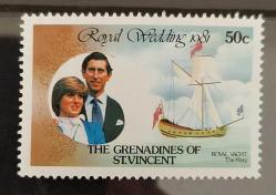 Karayip Denizi st Vincent- damgasız