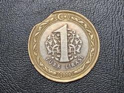 2009 YILINA AİT MADENİ 1 TÜRK LİRASI ÇÇT(+)  BASKI  ERÖRLÜ  TCM 5336