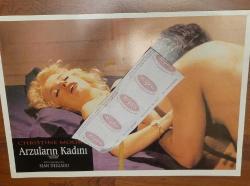 ARZULARIN KADINI EROTİK FİLM LOBİ KARTI. KOLEKSİYONLUK.