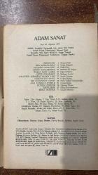 ADAM SANAT DERGİSİ - AĞUSTOS 1991  SAYI: 69  VEDAT GÜNYOL - FETHİ NACİ - MEHMET H. DOĞAN - SEVGİ TUNCEL - UĞUR KÖKDEN - MEHMET SERDAR - SEMİH GÜMÜŞ - ORHAN BARLAS - HIFZI VELDET VELİDEDEOĞLU - LEVEND KILIÇ - GÜRHAN TÜMER - HİLMİ BÜYÜKŞEKERCİ - KÜÇÜK İSKENDER - NAHİT ULVİ AKGÜN - CAN YÜCEL - GÜLTEN AKIN - T. S. ELIOT - NURER UĞURLU - ERAY CANBERK - AHMET ADA - ERDAL ALOVA - ABDÜLKADİR BUDAK - TİMUÇİN ÖZYÜREKLİ - NEŞE YAŞIN - ALİ ASKER BARUT - Ş. AVNİ OLEZ - AHMET ÜMİT - FEHMİ UZAL - NEVRA BOZOK  SANAT - ÖZETLEME - DİN KONUSUNDA - ELEŞTİRİ GÜNLÜĞÜ - ŞİİRİN KIYILARINDA - ADAM SANAT - WAJDA İÇİN GAZEL - ÇİFTE STANDART - KILAVUZ: KENDİNİ YAZAN YAZI - DÜŞÜNCEYE SAYGI - BİR ELEŞTİRİYE YANIT - ANA TANRIÇA KYBELE - DÜZEN ÜZERİNE - ESENLEŞME - ŞİİRLİ DEĞNEK  - 80 SAYFA