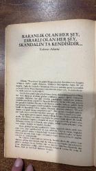 ADAM SANAT DERGİSİ - ŞUBAT 1989  SAYI: 39  HİLMİ BÜYÜKŞEKERCİ - OĞUZ ARAL - ÜSTÜN ALSAÇ - ERHAN TÜMER - SAMİM KOCAGÖZ - MEHMET H. DOĞAN - ASIM BEZİRCİ - VECİHİ TİMUROĞLU - YAVUZ KÖSEMEN - GÜRHAN TÜMER - VALERIO ADAMI - YAVUZER ÇETİNKAYA - İSKENDER FİKRET AKDORA - ERCÜMENT UÇARI - SAİT MADEN - ANDRÉ CHÉNIER - METİN ALTIÖK - REFİK DURBAŞ - TARIK GÜNERSEL - TİMUÇİN ÖZYÜREKLİ - KÜÇÜK İSKENDER - MUZAFFER KALE - AYDIN ÜLKEN - DE CHIRICO  SANAT - DOGMACILIK - A. KADİR - ANDRÉ - ELEŞTİRİDE BAĞNAZLIK - BİR ŞİİR ANTOLOJİSİ ÜZERİNE - 