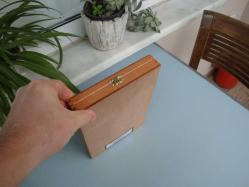 BALMORAL AHŞAP PURO KUTUSU ( Menteşeli & Kilitli Kapaklı ) MÜKEMMEL KONSİYONDA ÇOK ŞIK AHŞAP KUTU - Made DOMINICAN REPUBLIC