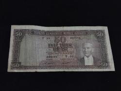 5.EMİSYON 50 TÜRK LİRASI CT KONDİSYON