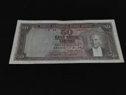 5 EMİSYON 50 TÜRK LİRASI CT + KONDİSYON