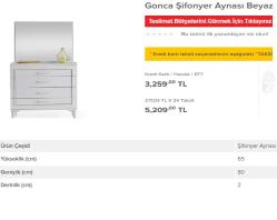 AYNA.MAKYAJ MASASI, ŞİFONYER AYNASI 2