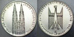 ALMANYA 5 MARK 1980 HATIRA-KÖLN KATEDRALİ ÇİL(-)