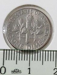 1976 AMERİKA 1 DIME ORİJİNAL MADENİ PARASI ÇİL R4S1NN NADİRDİR